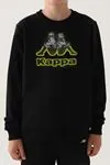 7-16 Yaş KAPPA Erkek Çocuk Sweat -Siyah-