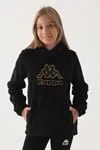 7-16 Yaş KAPPA Kız Çocuk Sweatshırt -Siyah-