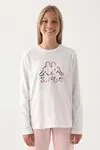 7-16 Yaş KAPPA Kız Çocuk Sweat -Ekru-