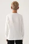 7-16 Yaş KAPPA Erkek Çocuk Sweat -Ekru-