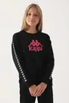 7-16 Yaş KAPPA Kız Çocuk Sweat -Siyah