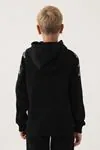 7-16 Yaş KAPPA Erkek Çocuk Sweatshirt -Siyah