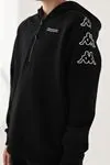 7-16 Yaş KAPPA Erkek Çocuk Sweatshirt -Siyah