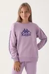 7-16 Yaş KAPPA Kız Çocuk Sweat -Lila-