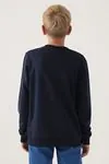 7-16 Yaş KAPPA Erkek Çocuk Sweat -Lacivert-