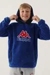 7-16 Yaş KAPPA Erkek Çocuk Sweatshirt -Saks Mavi-