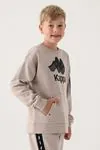 7-16 Yaş KAPPA Erkek Çocuk Sweat -Bej-