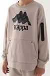 7-16 Yaş KAPPA Erkek Çocuk Sweat -Bej-