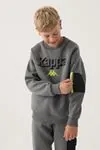 7-16 Yaş KAPPA Erkek Çocuk Sweat -Antrasit-