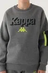 7-16 Yaş KAPPA Erkek Çocuk Sweat -Antrasit-