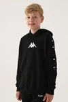 7-16 Yaş KAPPA Erkek Çocuk Sweatshirt -Siyah-