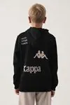 7-16 Yaş KAPPA Erkek Çocuk Sweatshırt -Siyah-