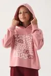 7-16 Yaş KAPPA Kız Çocuk Sweatshırt -Pembe-