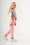 7-10 Yaş Gırls Dancing Kız Çocuk Eşofman Takım -Pembe