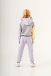 7-10 Yaş Gırls Dancing Kız Çocuk Eşofman Takım -Lila