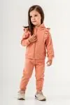 9-24 Ay Fisto Magic Kız Bebek Hırkalı Takım -Kiremit-