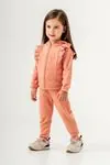 9-24 Ay Fisto Magic Kız Bebek Hırkalı Takım -Kiremit-
