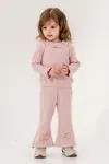 1-9 Yaş Rana Bella Kız Çocuk Takım -Pembe-