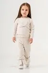 1-9 Yaş Blomm Happy Kız Çocuk Takım -Latte-