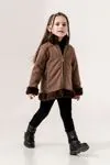 4-7 Yaş Butterfly Kız Çocuk 3'Lü Takım -Tatlı Kahve-