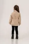 4-7 Yaş Butterfly Kız Çocuk 3'Lü Takım -Latte