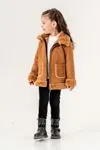 4-7 Yaş Cool Designer Kız Çocuk 3'Lü Takım -Tarçın-