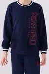 4-15 Yaş Lisanslı Us Polo ASSN Erkek Çocuk Takım -Lacivert