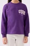 9-15 Yaş Lisanslı Us Polo ASSN Kız Çocuk Takım -Mor