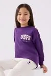 9-15 Yaş Lisanslı Us Polo ASSN Kız Çocuk Takım -Mor
