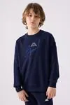 5-16 Yaş KAPPA Erkek Çocuk Sweat -Lacivert-