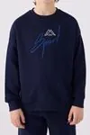5-16 Yaş KAPPA Erkek Çocuk Sweat -Lacivert-