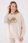 5-16 Yaş KAPPA Kız Çocuk Sweatshırt -Latte-