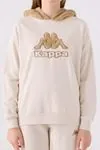 5-16 Yaş KAPPA Kız Çocuk Sweatshırt -Latte-