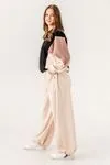 9-15 Yaş Italy Designer Kız Çocuk Eşofman Takım -Koyu Latte-