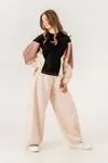 9-15 Yaş Italy Designer Kız Çocuk Eşofman Takım -Koyu Latte-