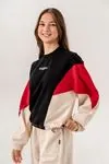 9-15 Yaş Italy Designer Kız Çocuk Eşofman Takım -Kırmızı