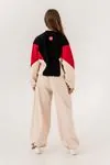9-15 Yaş Italy Designer Kız Çocuk Eşofman Takım -Kırmızı