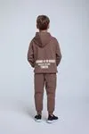 9-14 Yaş GNZ Tokyo Erkek Çocuk Eşofman Takım -Modern Kahve