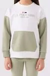 9-15 Yaş Lisanslı Us Polo ASSN Kız Çocuk Takım -Yeşil