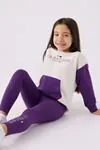 9-15 Yaş Lisanslı Us Polo ASSN Kız Çocuk Takım -Mor