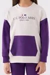 9-15 Yaş Lisanslı Us Polo ASSN Kız Çocuk Takım -Mor