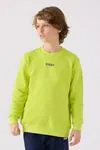 5-16 Yaş KAPPA Erkek Çocuk Sweat -Fıstık Yeşili-