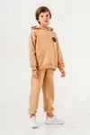 6-9 Yaş Brave Cool Erkek Çocuk Eşofman Takım -Camel