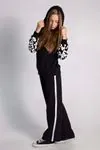 9-14 Yaş New Cool Designn Kız Çocuk Takım -Siyah