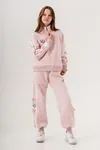 9-15 Yaş Ribbon Italy Design Kız Çocuk Takım -Pembe