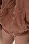 8-15 Yaş Premium Velvet Kız Çocuk Takım -Mocha-