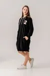 8-15 Yaş Moncelo de Velvet Kız Çocuk Elbise -Siyah-