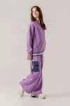 9-15 Yaş Unıque Only Design Kız Çocuk Takım -Lila-