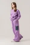 9-15 Yaş Unıque Only Design Kız Çocuk Takım -Lila-