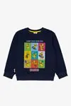 3-10 Yaş Lisanslı Haribo Unısex Çocuk Sweat -Siyah-